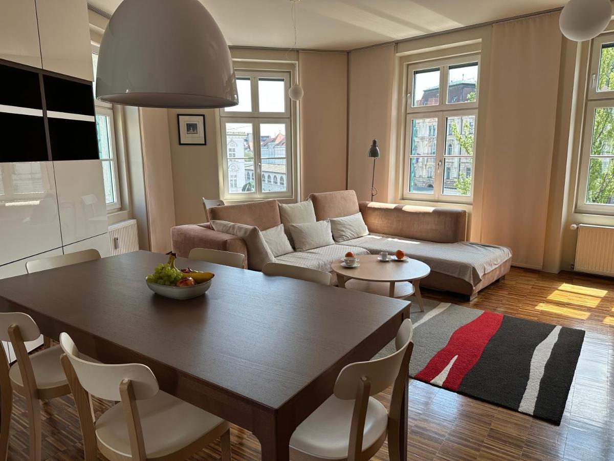 Apartament Triple Bridge Lublana Zewnętrze zdjęcie
